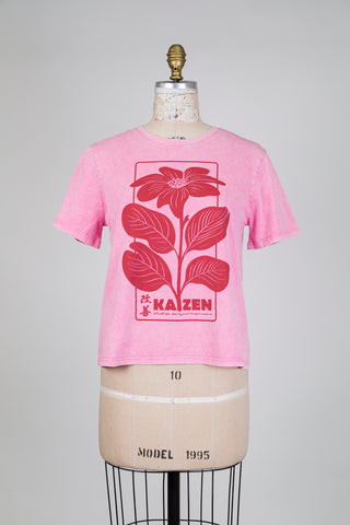 Pink Floral Grow T-Shirt (S)