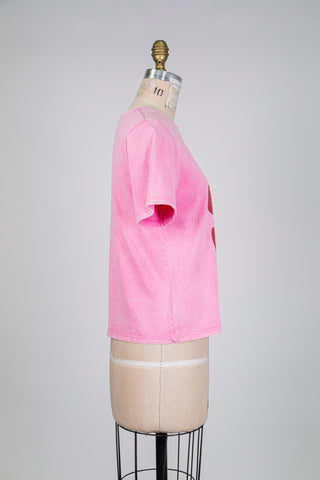 Pink Floral Grow T-Shirt (S)