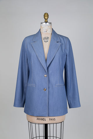 Blazer effet denim (6)