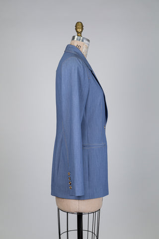 Blazer effet denim (6)