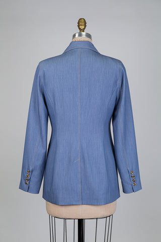 Blazer effet denim (6)