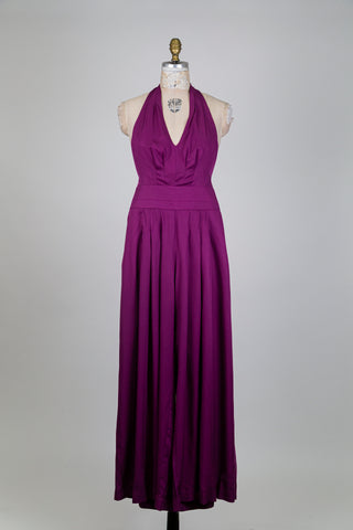 Blackcurrant Halter Palazzo Jumpsuit (6)