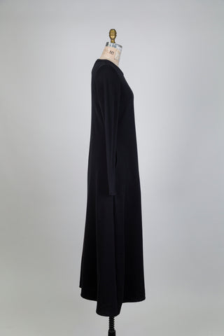 Black fleece dress (S)