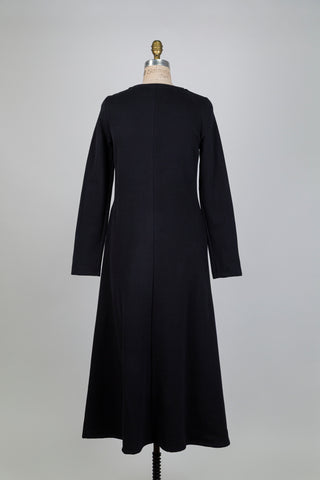 Black fleece dress (S)