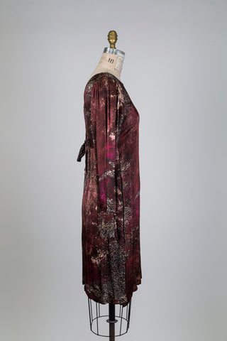 Robe aquarelle rubis (6)