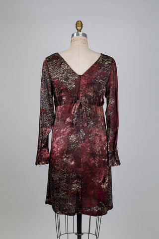 Robe aquarelle rubis (6)