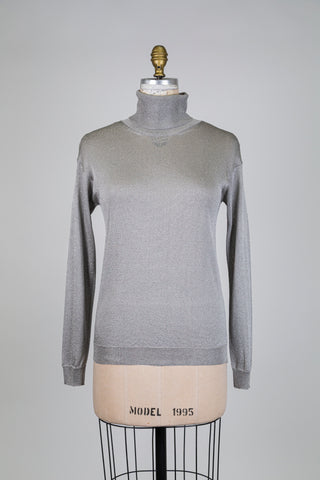 Chandail col roulé argent (6)