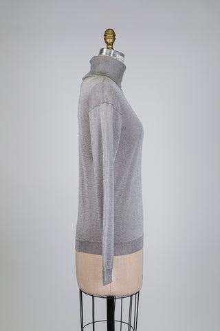 Chandail col roulé argent (6)