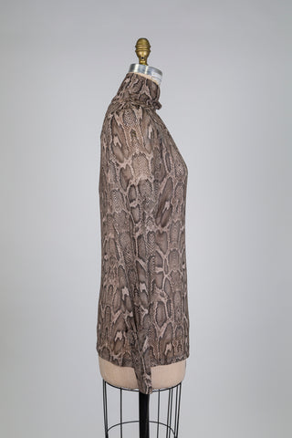 Chandail serpent à manches diaphanes (6 à 14)