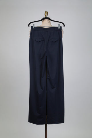 Pantalon marine à jambe large (4+16)