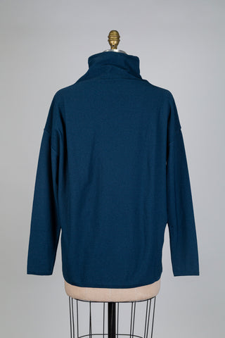 Tunique bleue canard gouttes de lumière (TU)