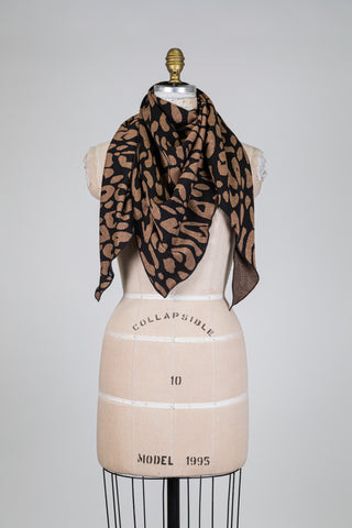 Châle léopard du désert