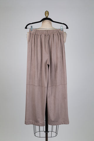 Pantalon souple effet suède (4 à 10)