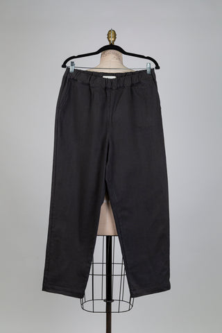 Pantalon en coton gris anthracite (M)