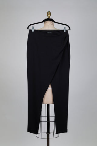 Black wrap trousers (XS/S/M/XL)