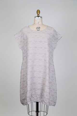 Robe ballon brume grège (S)