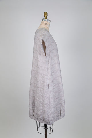 Robe ballon brume grège (S)