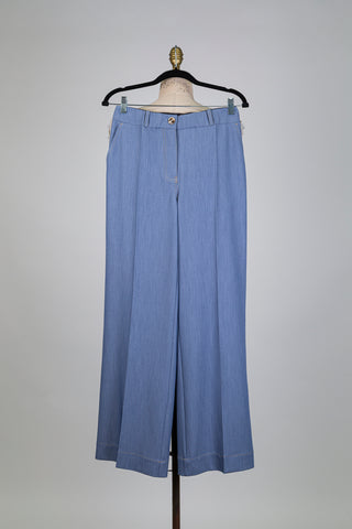 Pantalon tailleur effet denim (6)