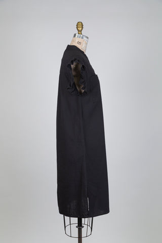 Robe chemisier noire (6)