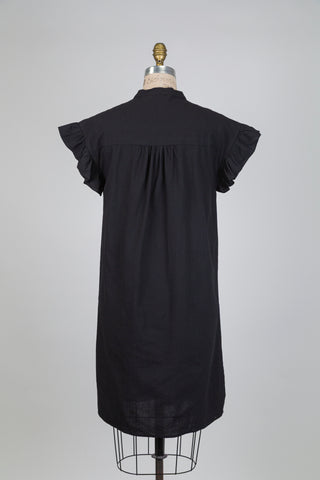 Robe chemisier noire (6)