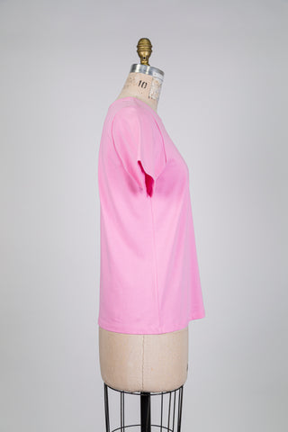 Basic pink T-shirt (S)