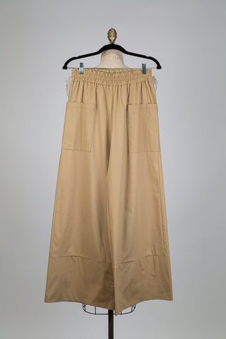 Pantalon sable à ourlet structuré (S)