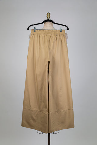 Pantalon sable à ourlet structuré (S)