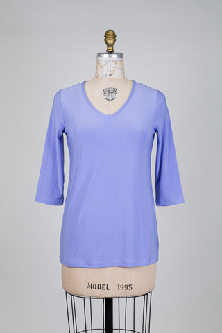 Lilac V-neck tunic (S)