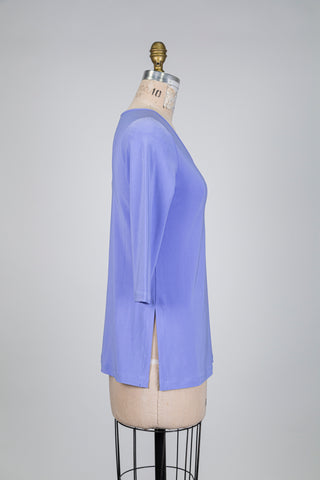 Lilac V-neck tunic (S)