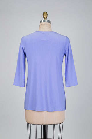 Lilac V-neck tunic (S)