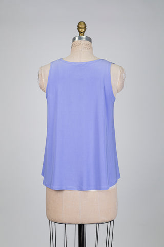 Lilac top with secret pocket (S)