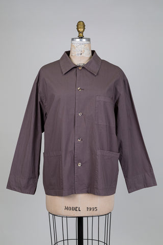 Surchemise utilitaire gris taupe (M)