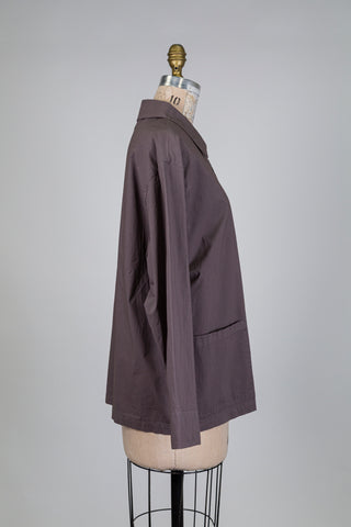 Surchemise utilitaire gris taupe (M)