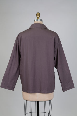 Surchemise utilitaire gris taupe (M)