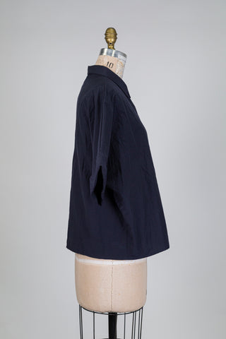 Navy oversized blouse (S)
