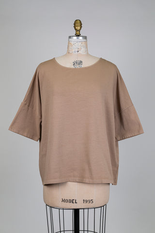 Desert brown oversized T-shirt (M)