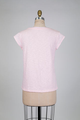 T-shirt rose chiné Amour sans fin (6)