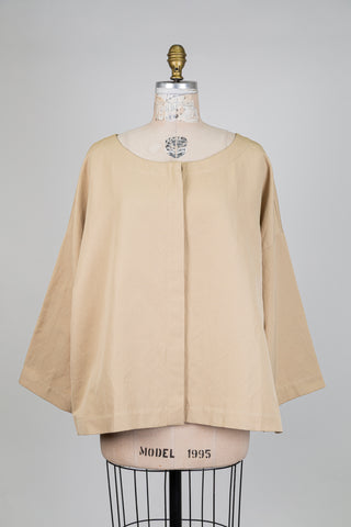 Veste beige oversized (S+)