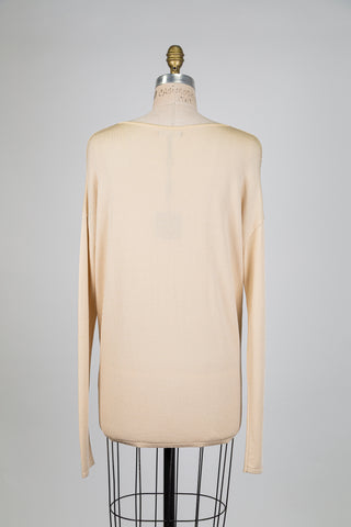 Chandail long sable texturé effet coquillage (TU)