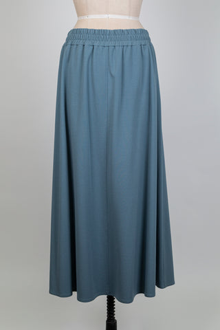 Jupe ample bleu ardoise (L+XL)