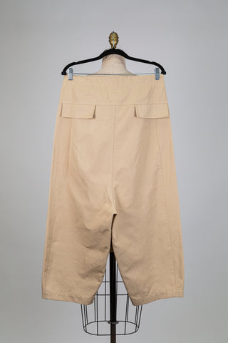 Pantalon sarouel ballon beige (S+L)