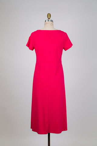 Robe maxi rose framboise (S à L)