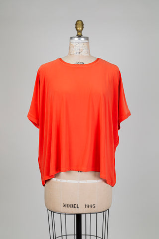 T-shirt fluide tangerine (S+)