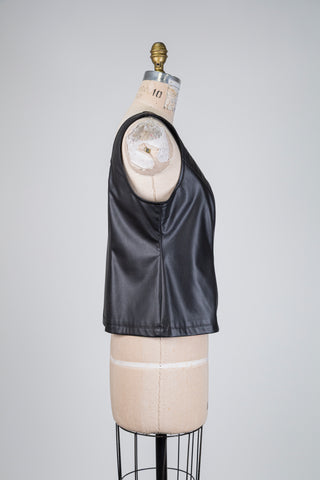 Haut en faux cuir noir (14/16)
