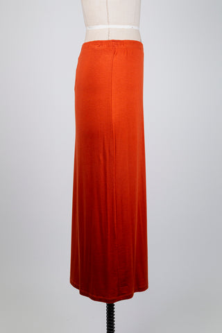 Comfort terracotta pencil skirt (10+)