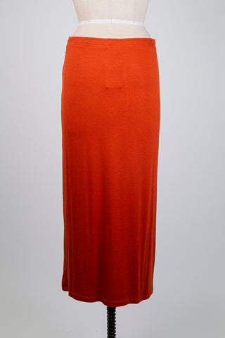 Comfort terracotta pencil skirt (10+)