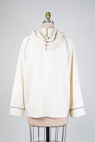 Cream Flared-Sleeve Sweater (14/16)