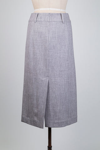Heather gray pencil skirt (6)