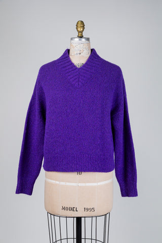 Indigo purple knit sweater (6)