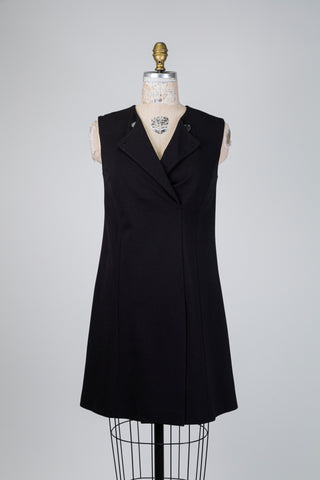 Robe noire structurée (4)